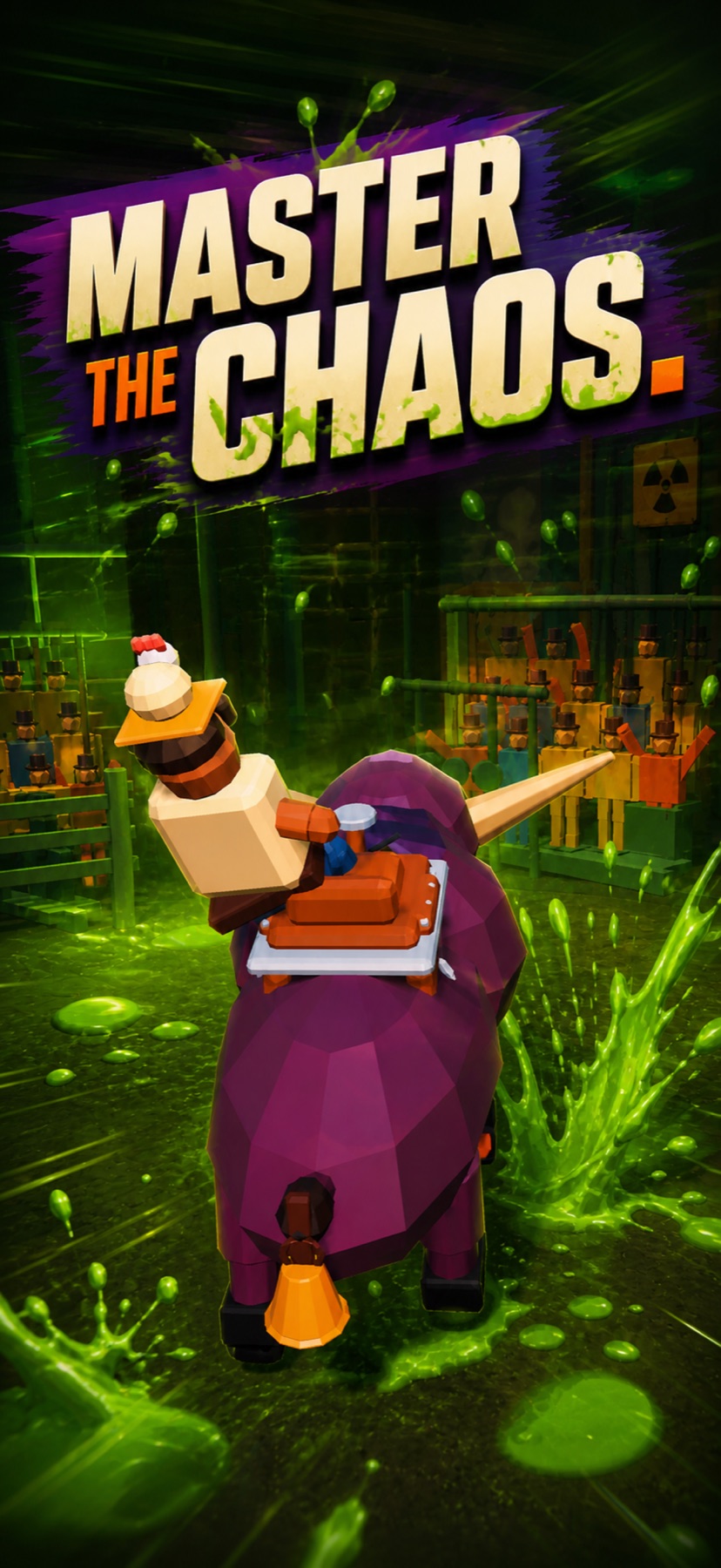 Chaotic Rodeo gameplay in the Grease Pit arena