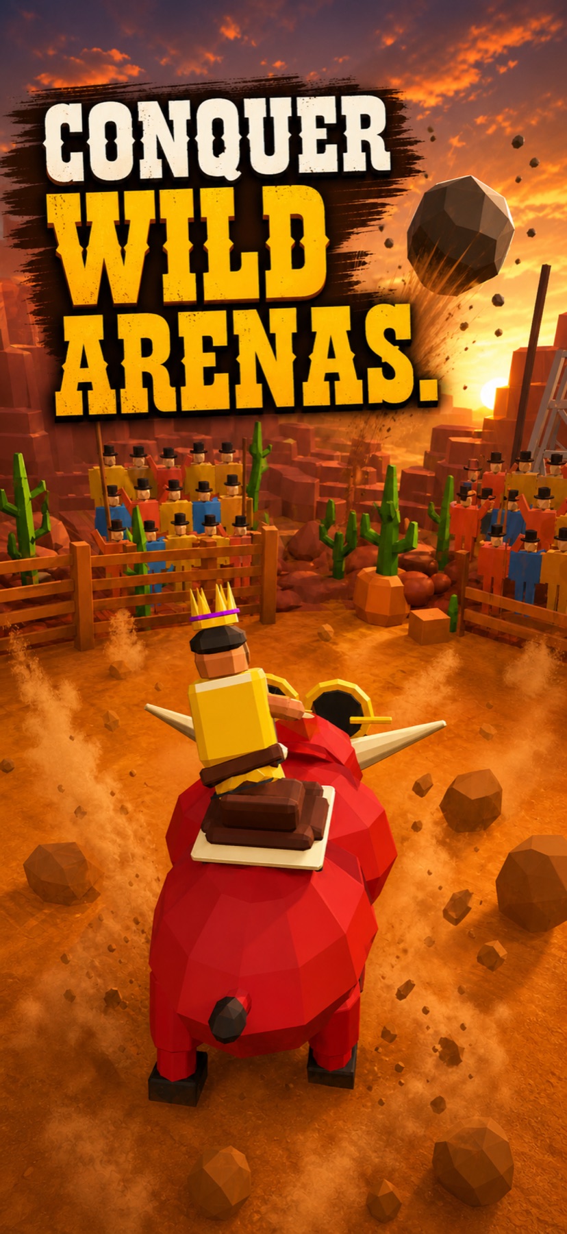 One of the wild arenas in Chaotic Rodeo